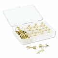 Paperperfect UBR3083U0624 0.375 in. Steel Fashion Push Pins, Gold, 36PK PA3744685